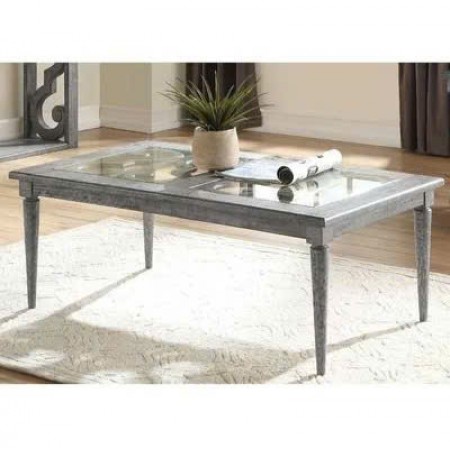 ACM-855 : Bàn Sofa Mặt Kính Cường Lực, Giả Cổ